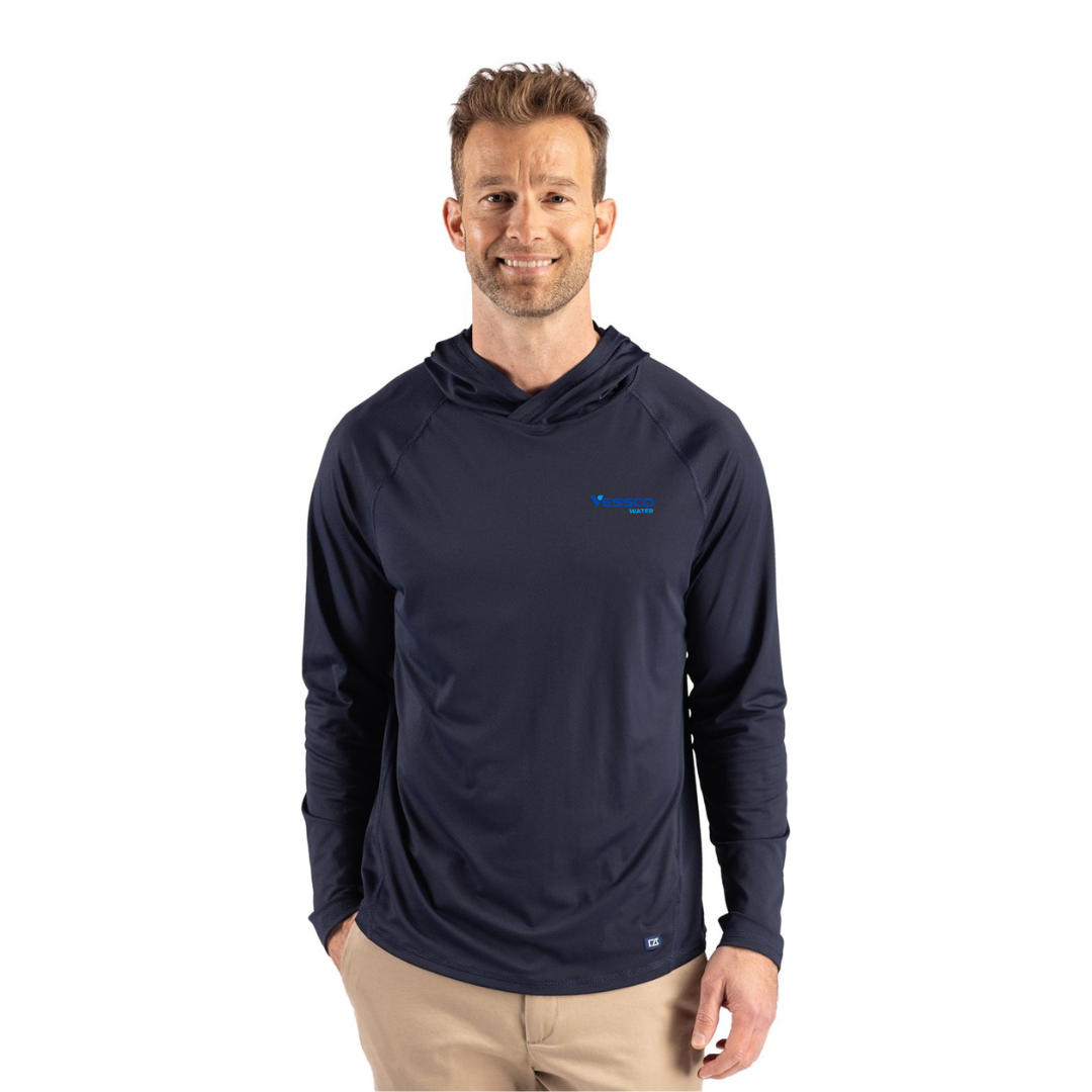 Cutter & Buck Featherlight Stretch Men's Hooded Pullover