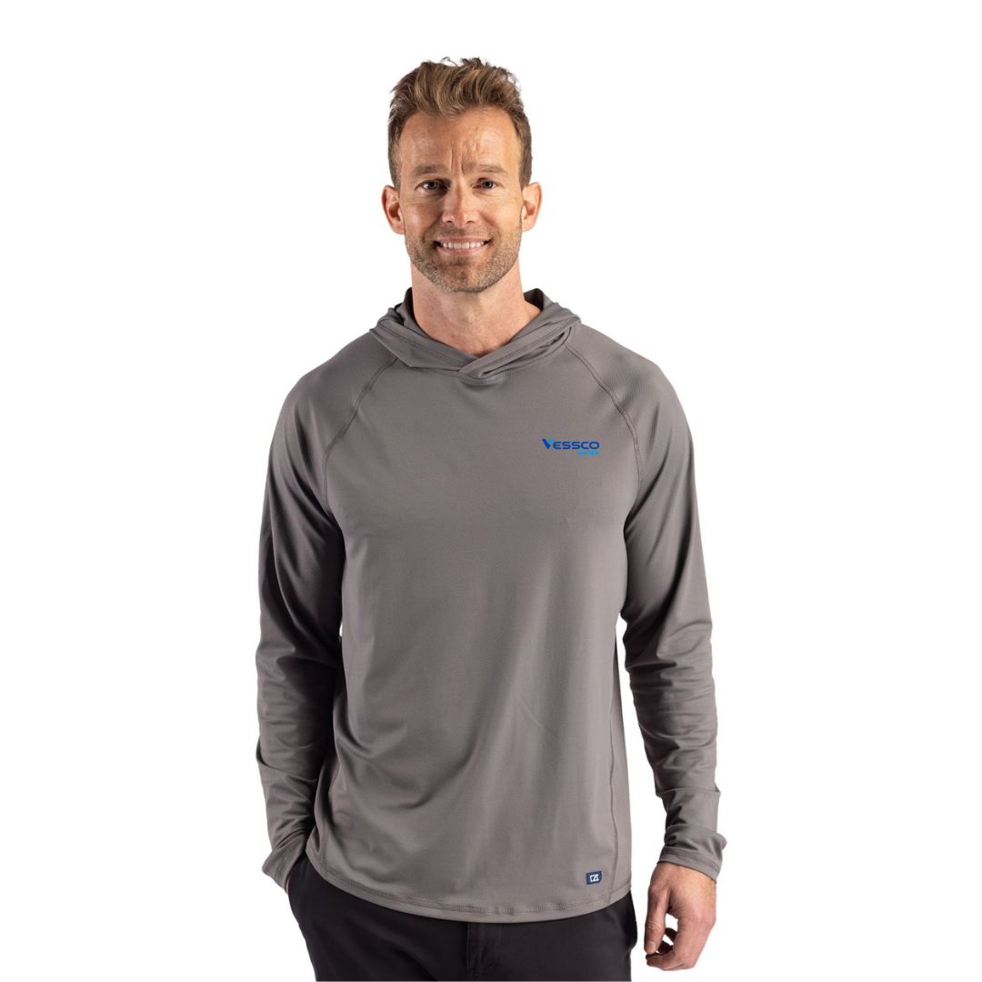 Cutter & Buck Featherlight Stretch Men's Hooded Pullover