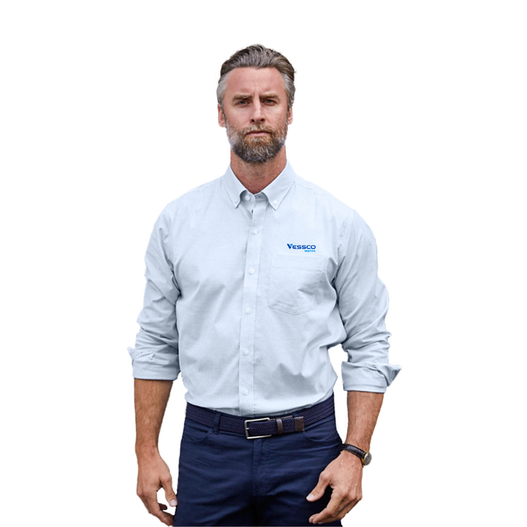 Cutter & Buck Mens Long Sleeve Button Down Shirt