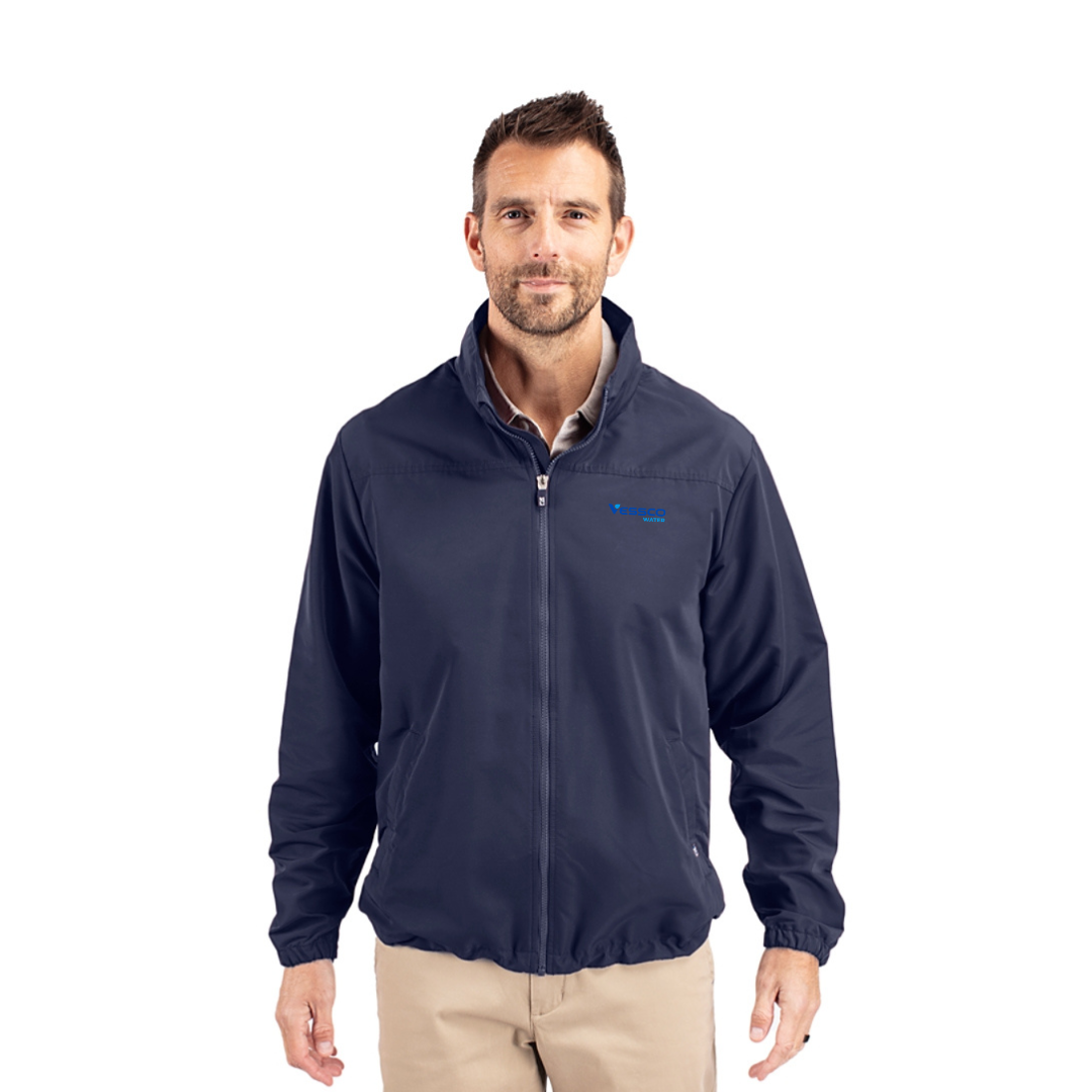 Cutter & Buck Charter Recycled Packable Mens Full Zip Jacket