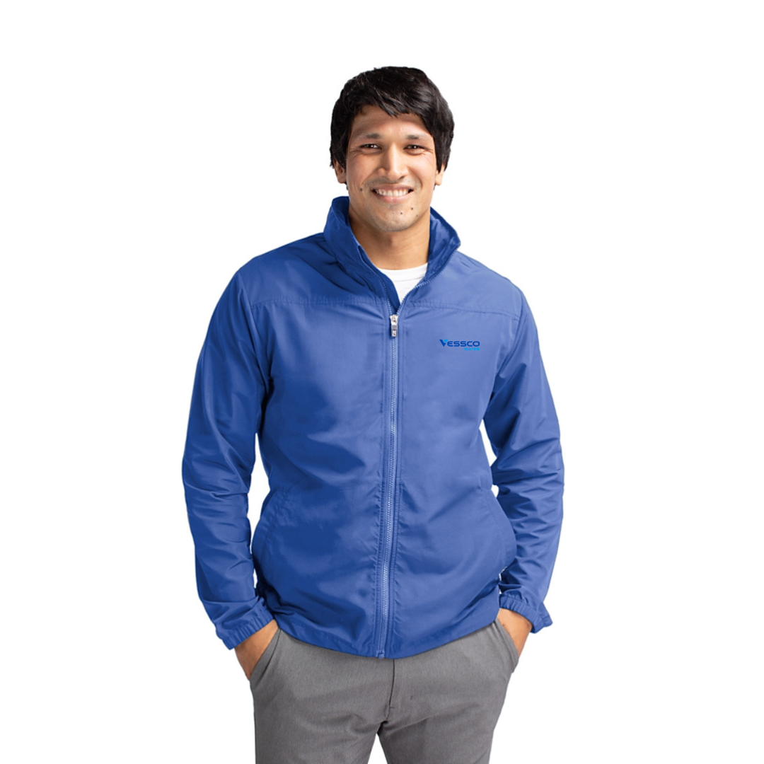 Cutter & Buck Charter Recycled Packable Mens Full Zip Jacket