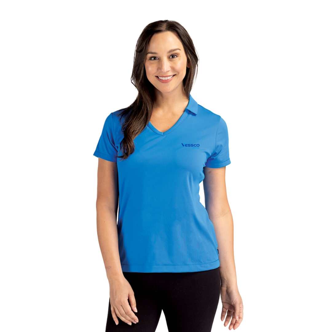 Cutter & Buck Daybreak Womens V-Neck Polo