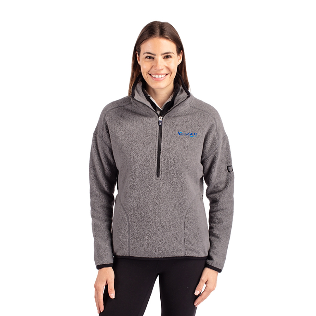 Cutter & Buck Eco Fleece Womens Pullover Jacket