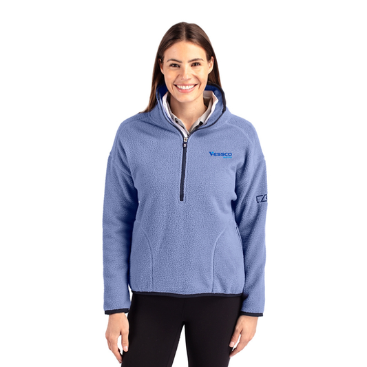Cutter & Buck Eco Fleece Womens Pullover Jacket