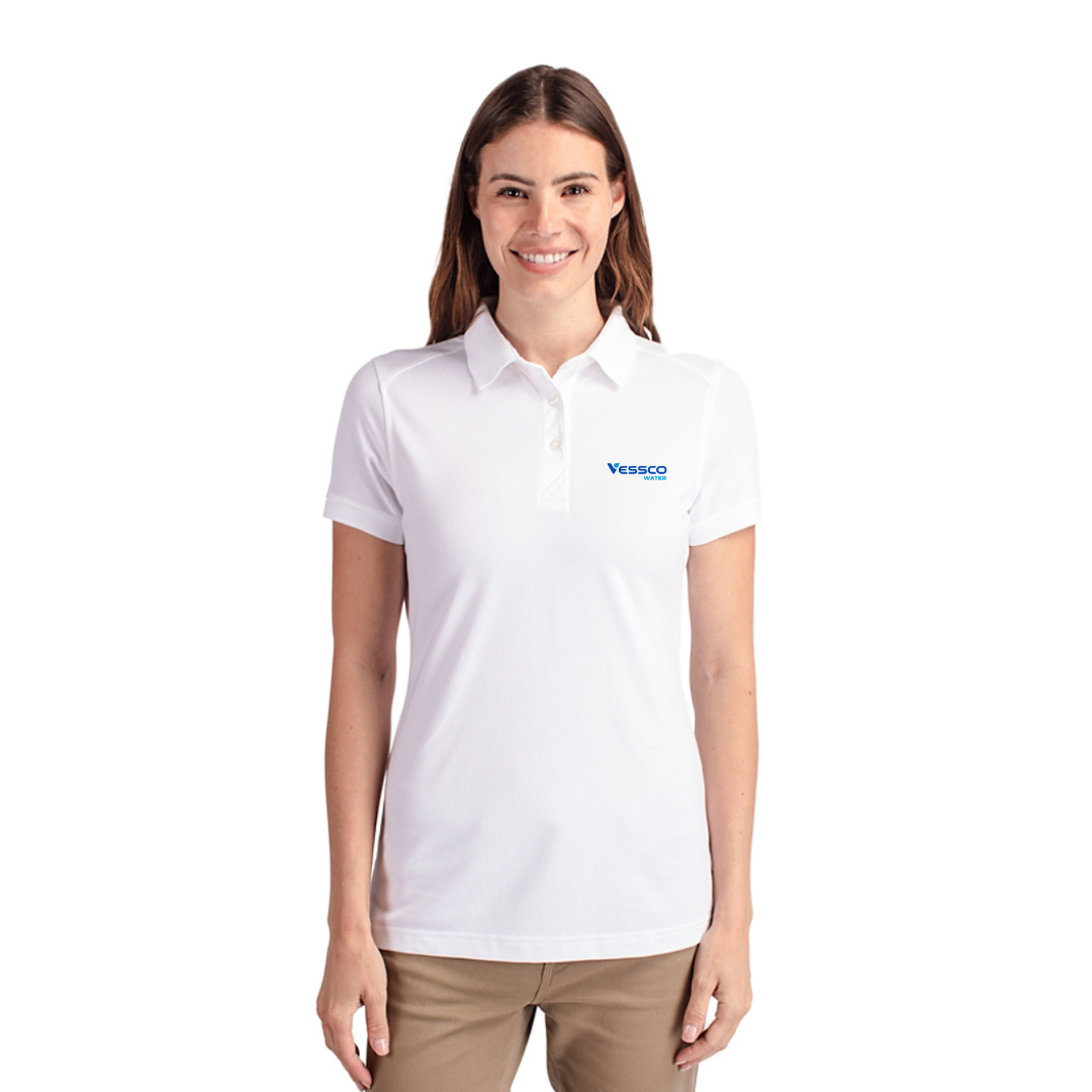 Cutter & Buck Advantage  Cotton-Blend Pique Womens Polo