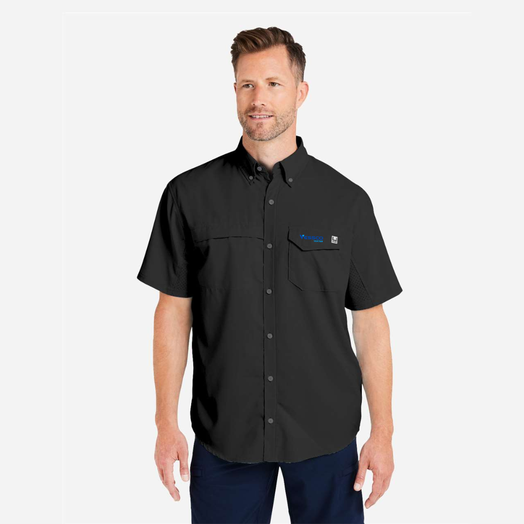 Huk Men's Tide Point Short Sleeve Shirt