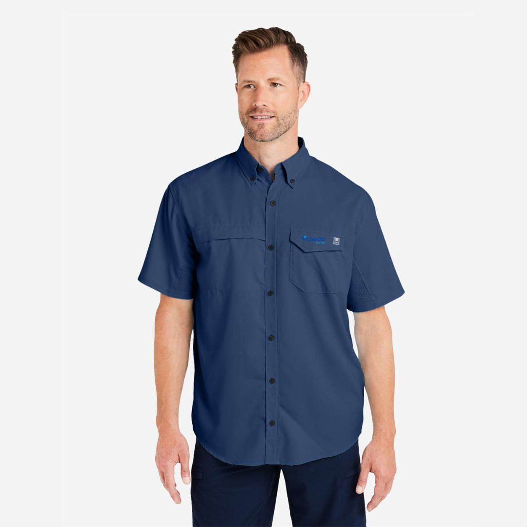 Huk Men's Tide Point Short Sleeve Shirt