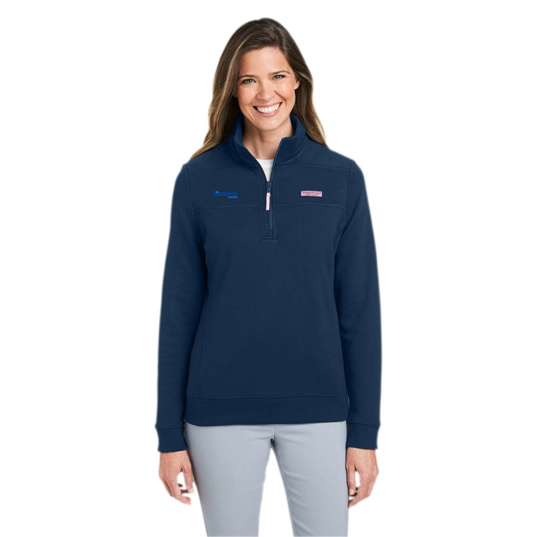 Vinyard Vines Women’s Collegiate Shep Quarter-Zip Sweatshirt